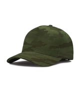Forest Camo Five Panel Twill Snapback Hat