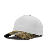 White/Realtree APX Five Panel Twill Snapback Hat