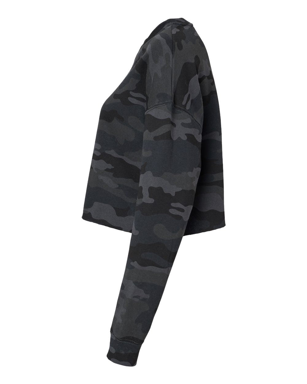 Womens Lightweight Crop Crew - Independent Trading Company