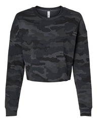 Womens Lightweight Crop Crew - Independent Trading Company