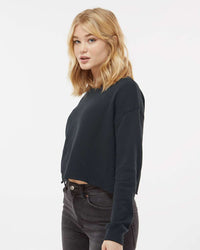 Womens Lightweight Crop Crew - Independent Trading Company
