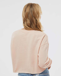 Womens Lightweight Crop Crew - Independent Trading Company