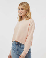 Womens Lightweight Crop Crew - Independent Trading Company