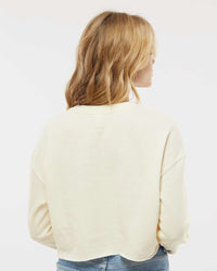 Womens Lightweight Crop Crew - Independent Trading Company