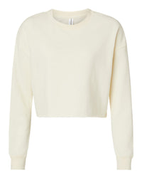 Womens Lightweight Crop Crew - Independent Trading Company