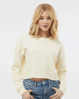 Womens Lightweight Crop Crew - Independent Trading Company