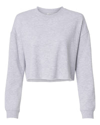 Womens Lightweight Crop Crew - Independent Trading Company