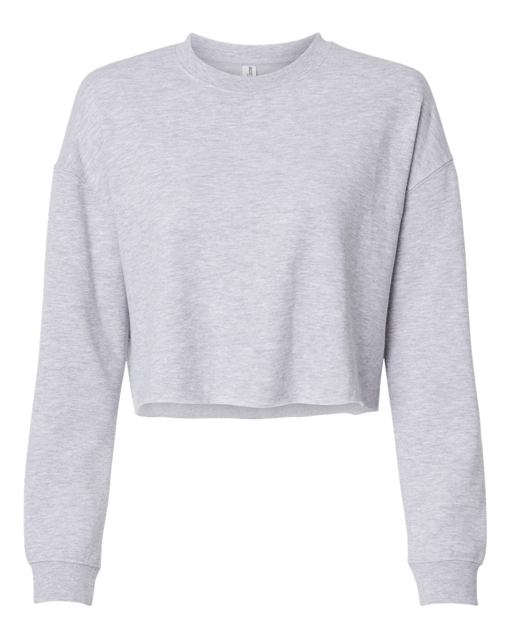 Womens Lightweight Crop Crew - Independent Trading Company