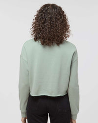 Womens Lightweight Crop Crew - Independent Trading Company
