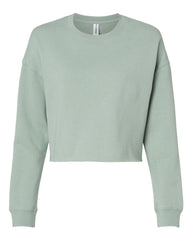 Womens Lightweight Crop Crew - Independent Trading Company