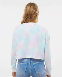 Womens Lightweight Crop Crew - Independent Trading Company