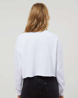 Womens Lightweight Crop Crew - Independent Trading Company