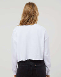 Womens Lightweight Crop Crew - Independent Trading Company