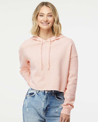 Womens Lightweight Crop Hood - Independent Trading Company