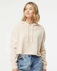 Womens Lightweight Crop Hood - Independent Trading Company