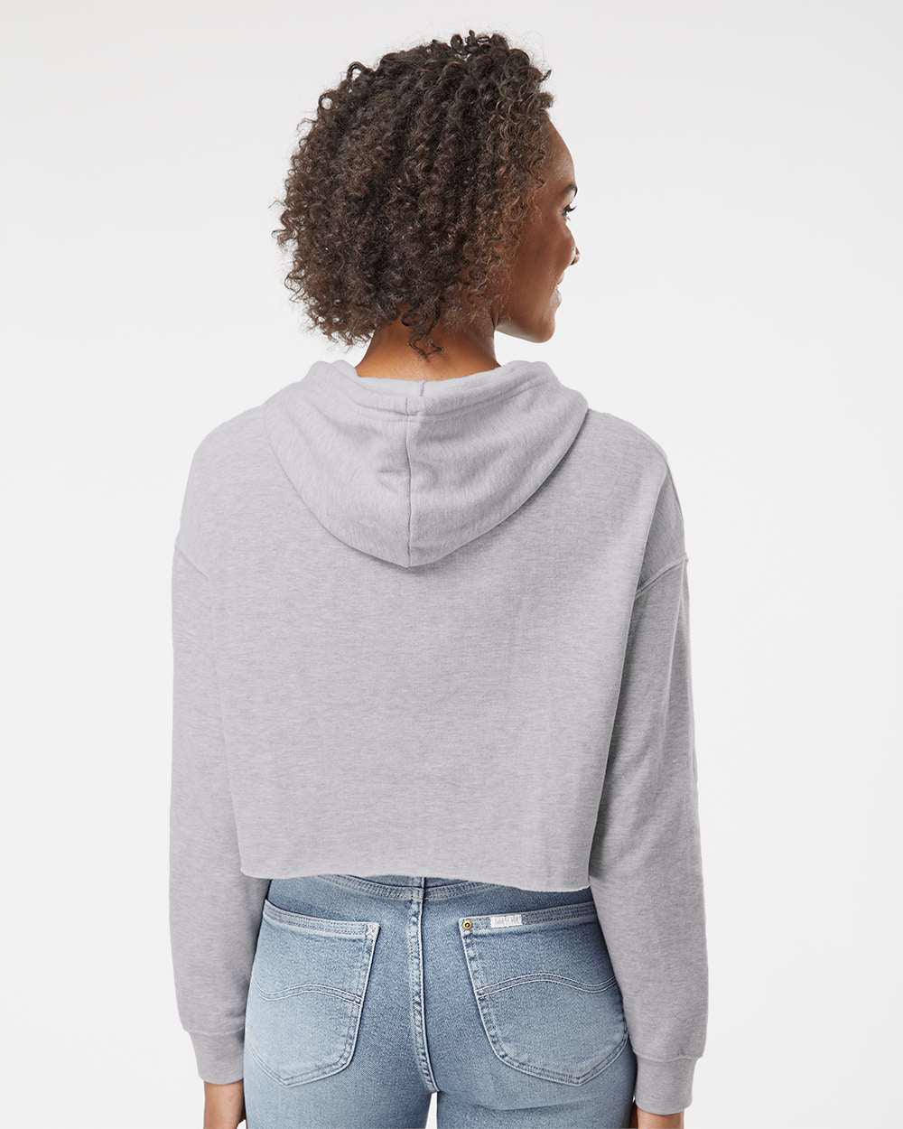 Womens Lightweight Crop Hood - Independent Trading Company