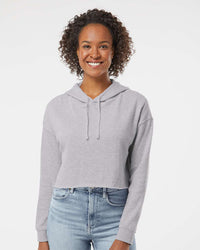Womens Lightweight Crop Hood - Independent Trading Company