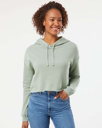 Womens Lightweight Crop Hood - Independent Trading Company