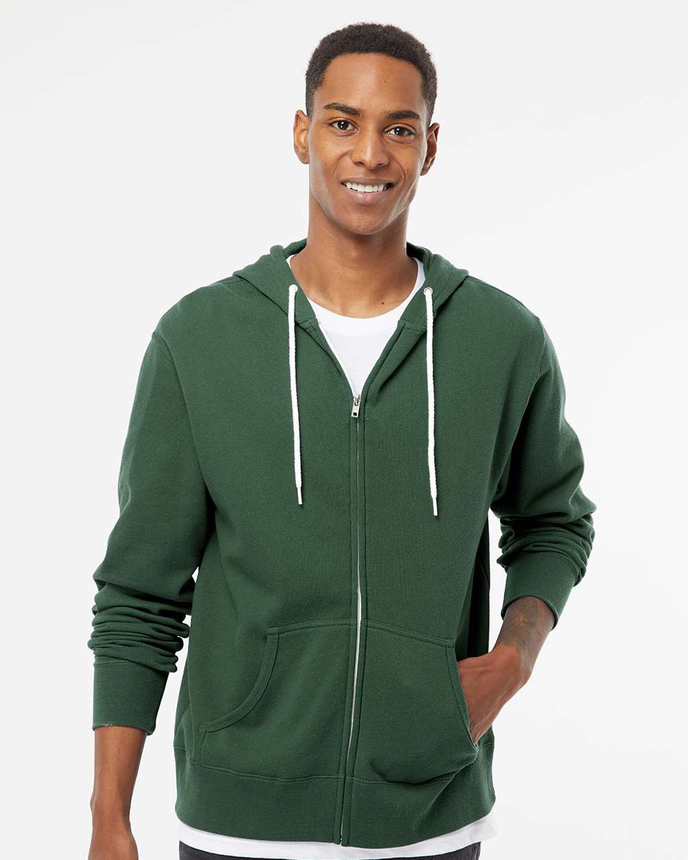 Unisex Lightweight Zip Hood | Independent Trading Company