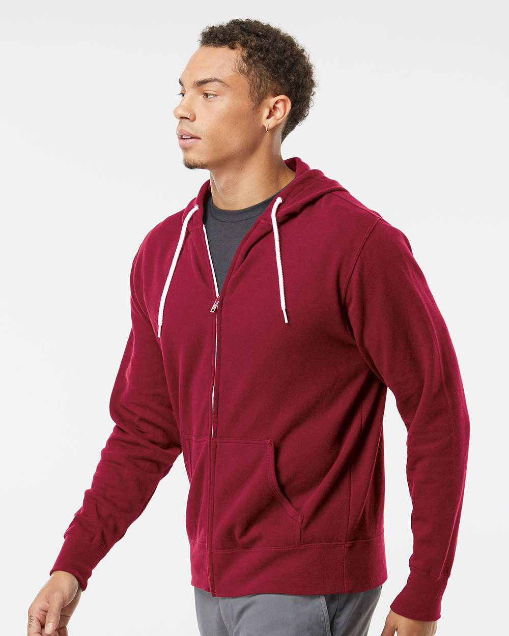 Unisex Lightweight Zip Hood - Independent Trading Company