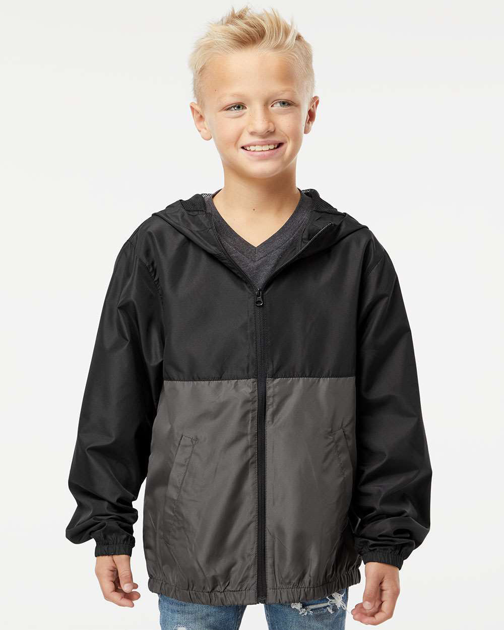 Youth Lightweight Windbreaker Jacket - Independent Trading Company