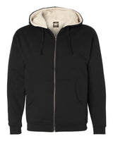 Sherpa Lined Zip Hooded Sweatshirt - Independent Trading Company