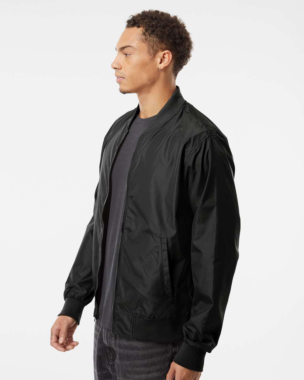 Lightweight Bomber Jacket - Independent Trading Company