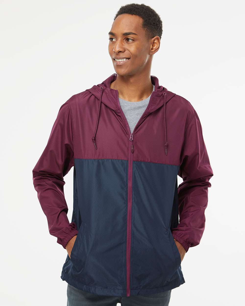 Lightweight Windbreaker Jacket - Independent Trading Company