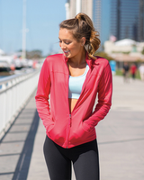 Womens Poly-Tech Athletic Zip - Independent Trading Company