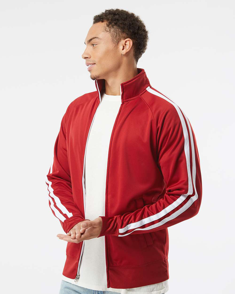 店内商品がすべてレジにて半額！！ Poly-Tech Track Jacket | Independent Trading Co Jacket Outer