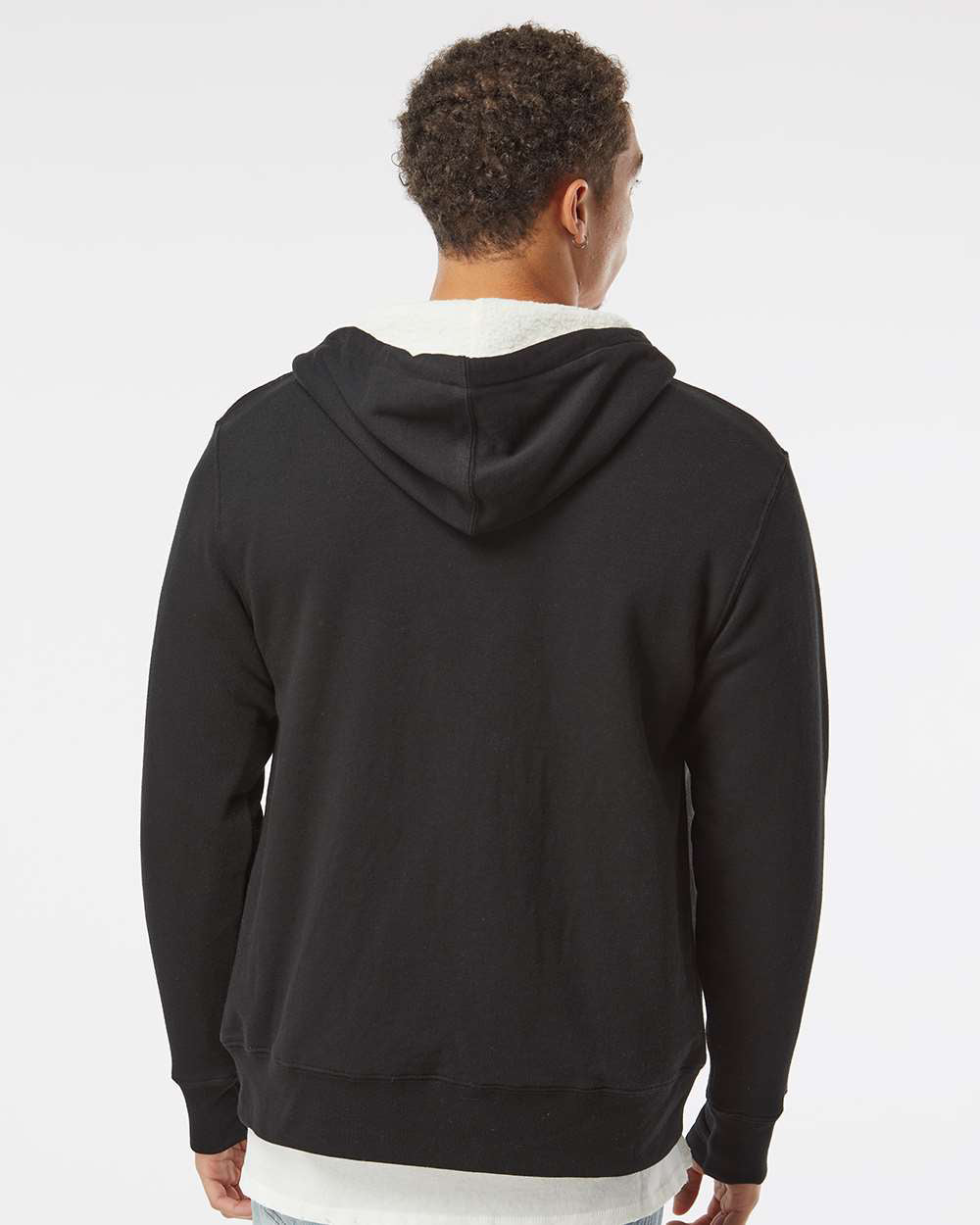 Unisex Heavyweight Sherpa Lined Zip Hood - Independent Trading Company