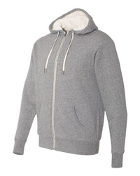 Unisex Heavyweight Sherpa Lined Zip Hood - Independent Trading Company