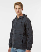Water Resistant Windbreaker Anorak Jacket - Independent Trading Company
