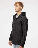 Water Resistant Windbreaker Anorak Jacket - Independent Trading Company