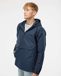 Water Resistant Windbreaker Anorak Jacket - Independent Trading Company