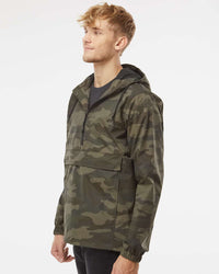 Water Resistant Windbreaker Anorak Jacket - Independent Trading Company