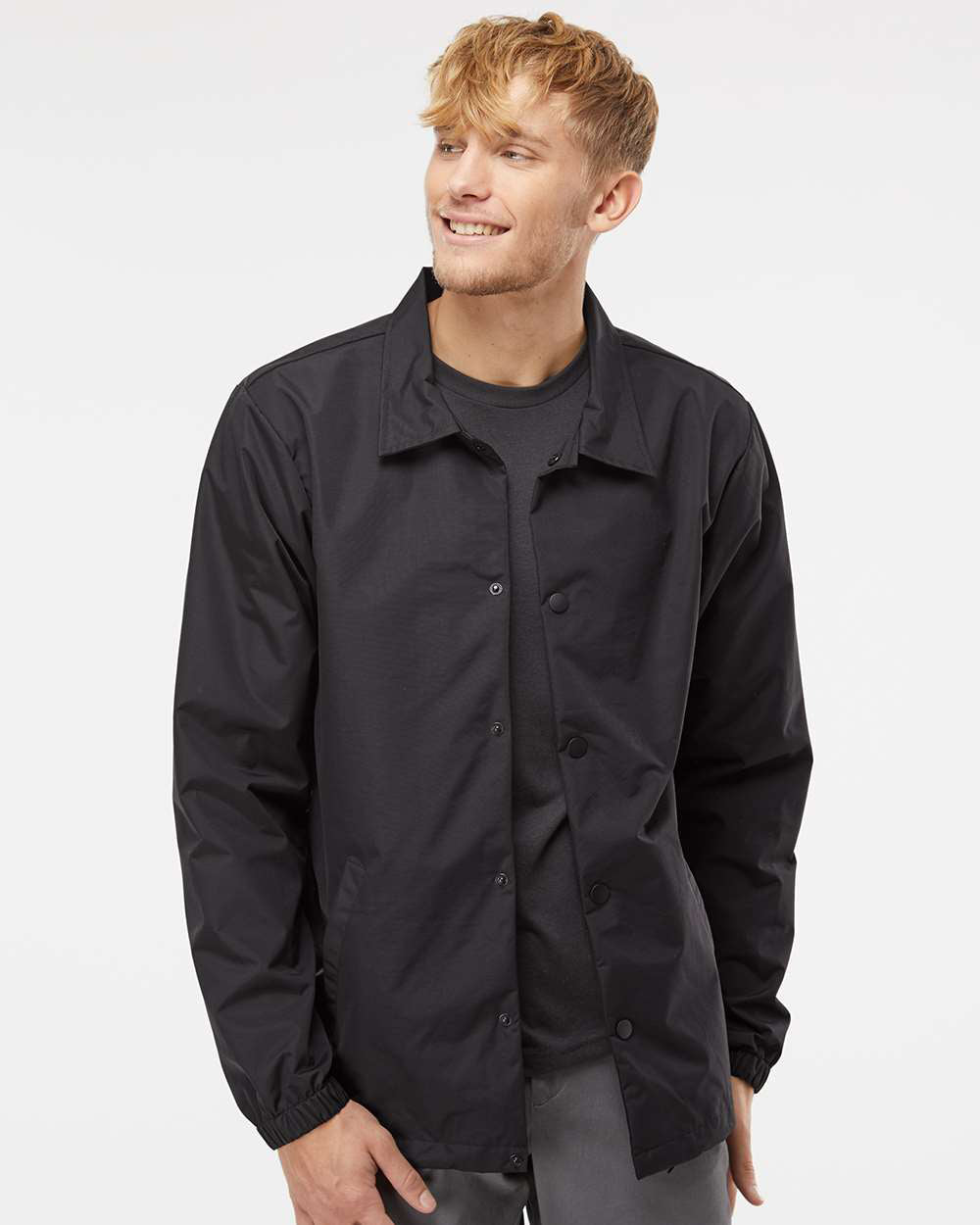Water Resistant Windbreaker Coaches Jacket - Independent Trading Company