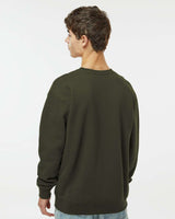 Man wearing a Army 10oz. Heavyweight Crew - Independent Trading Company