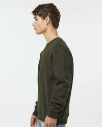 Man wearing a Army 10oz. Heavyweight Crew - Independent Trading Company