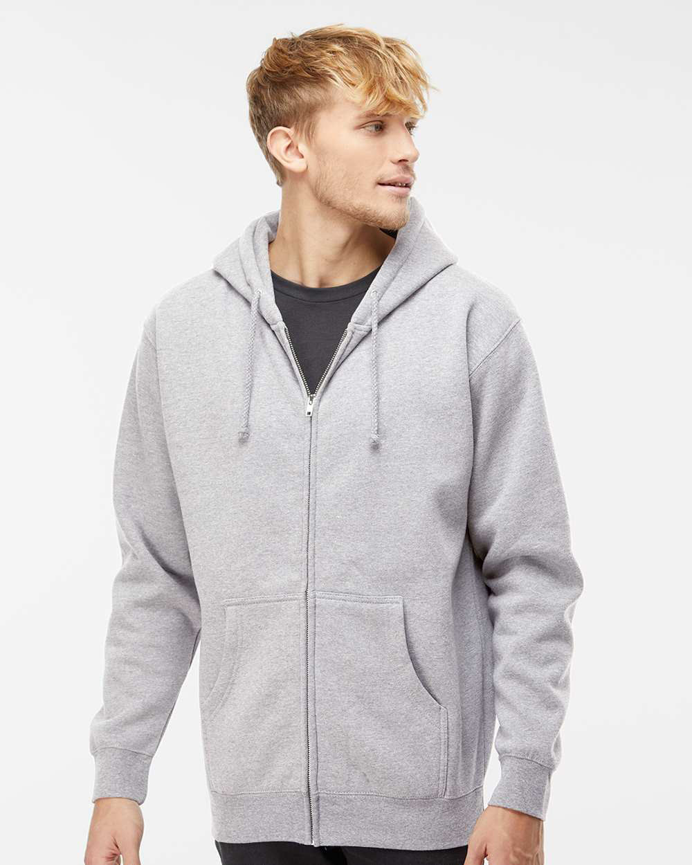 10oz. Heavyweight Zip Hood | Independent Trading Company