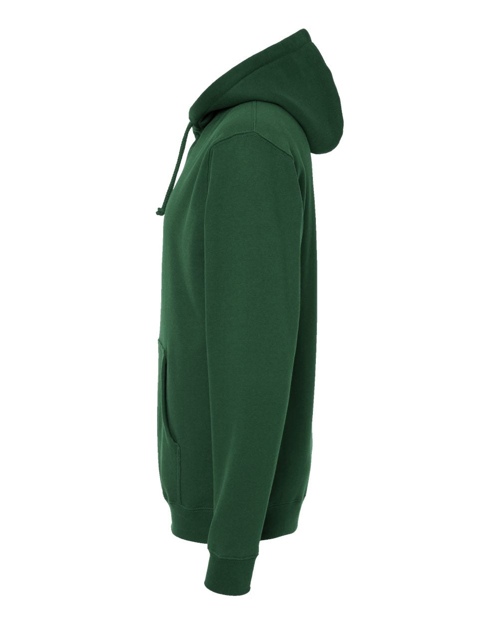 ITC Men's Heavyweight Hooded Pullover Sweatshirt IND4000 - Red, Large