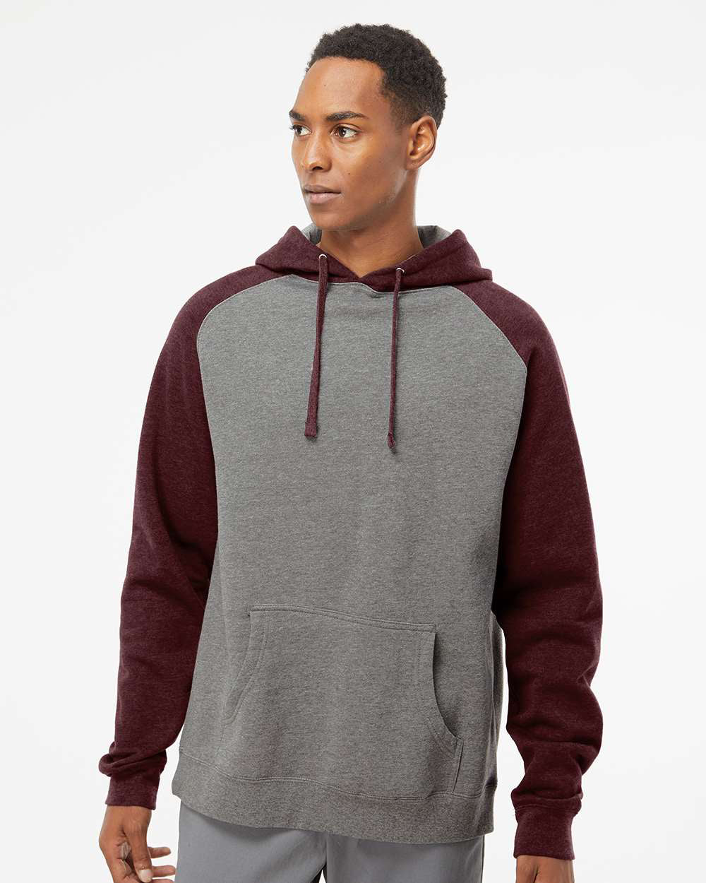 Raglan Sleeve Pullover Hood - Independent Trading Company