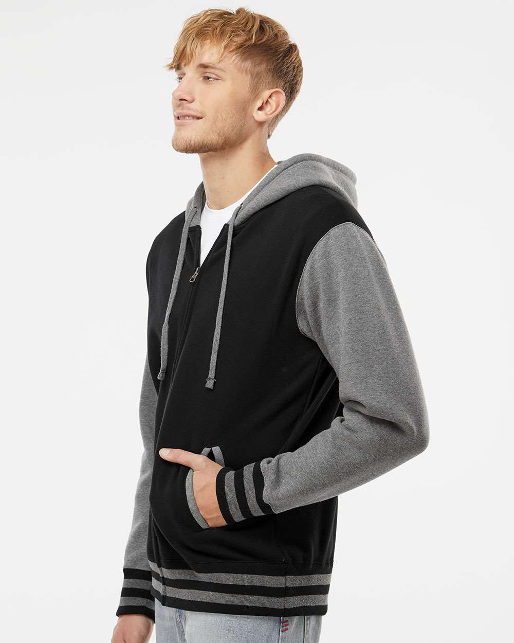 10oz. Varsity Heavyweight Zip Hood | Independent Trading Company 10oz. Varsity Heavyweight Zip Hood | Independent Trading Company
