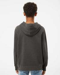 Youth 9oz. Midweight Pigment Dye Pullover Hood - Independent Trading Company