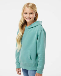 Youth 9oz. Midweight Pigment Dye Pullover Hood - Independent Trading Company