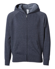 Youth Lightweight Special Blend Zip Hood - Independent Trading Company
