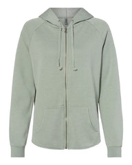 Women's California Wave Wash Zip Hood - Independent Trading Company