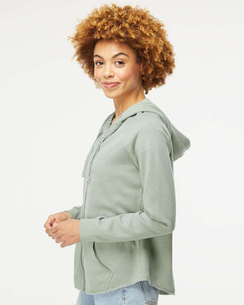Women's California Wave Wash Zip Hood | Super Soft, Casual Women's California Wave Wash Zip Hood | Super Soft, Casual