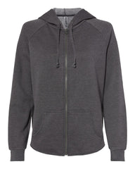 Women's California Wave Wash Zip Hood - Independent Trading Company