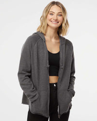 Women's California Wave Wash Zip Hood - Independent Trading Company